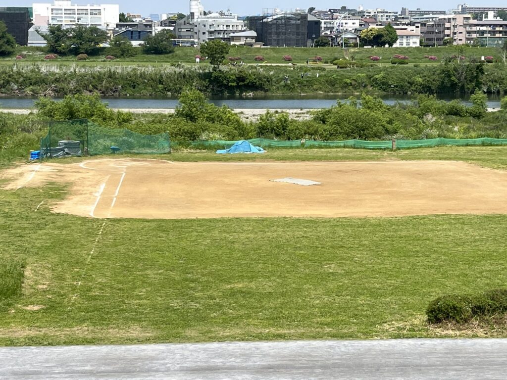 青島健太blog_こどもの日の少年野球場