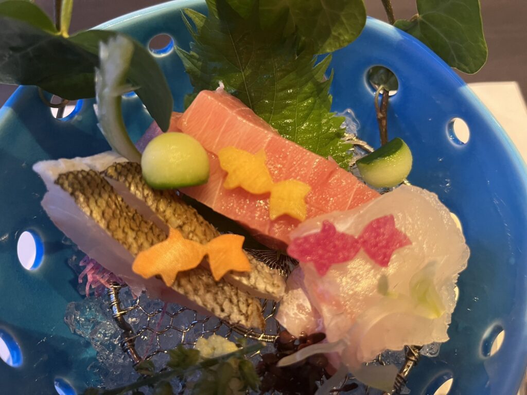 青島健太ブログ_小皿に小魚の涼