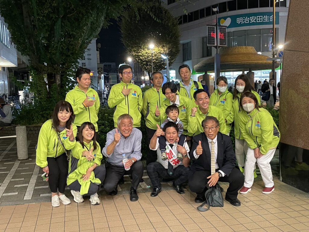 青島健太ブログ_20241025_03_埼玉14区（草加駅）_加来たけよし候補_01